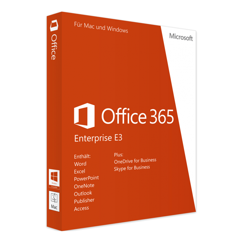 Microsoft Office 365 Enterprise E3 1 Jahr (Q5Y-00003)