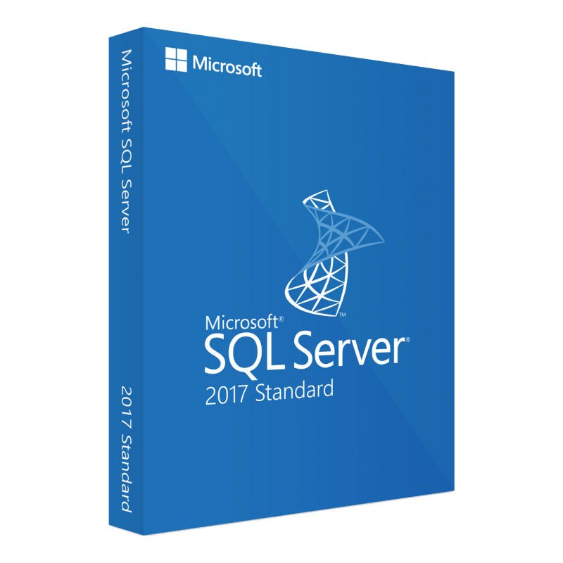 Microsoft SQL Server 2017 Standard inkl. 10 Clients (CALs) Deutsch/Multilingual ESD