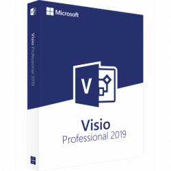 Microsoft Visio Professional 2019 Deutsch/Multilingual (D87-07425)