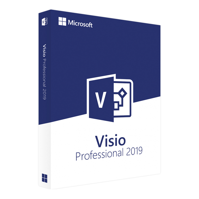 Microsoft Visio Professional 2019 Deutsch/Multilingual (D87-07425)