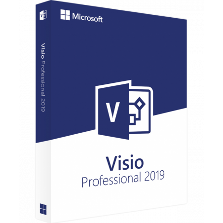 Microsoft Visio Professional 2019 Deutsch/Multilingual (D87-07425)