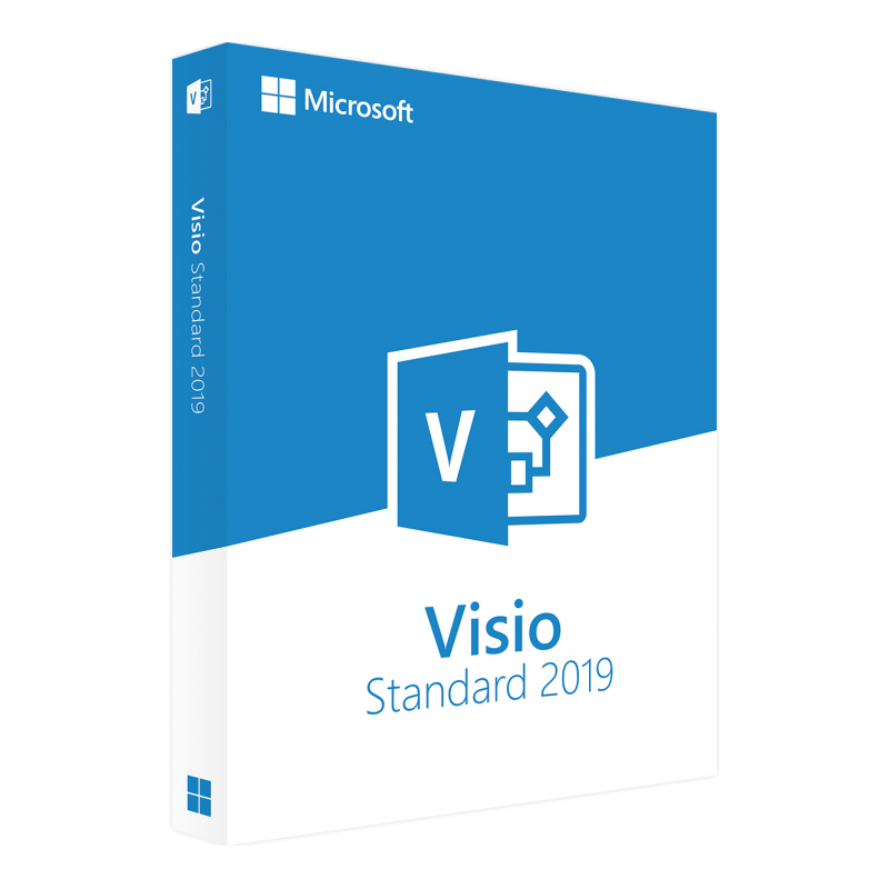 Microsoft Visio Standard 2019 Deutsch/Multilingual (D86-05822)
