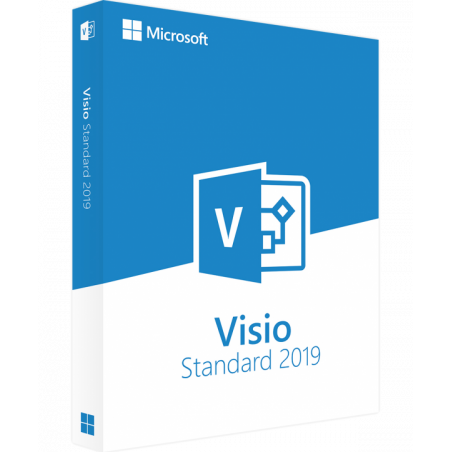 Microsoft Visio Standard 2019 Deutsch/Multilingual (D86-05822)