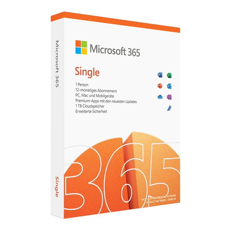 Microsoft 365 Single 1 Jahr 1 Person (QQ2-00012)