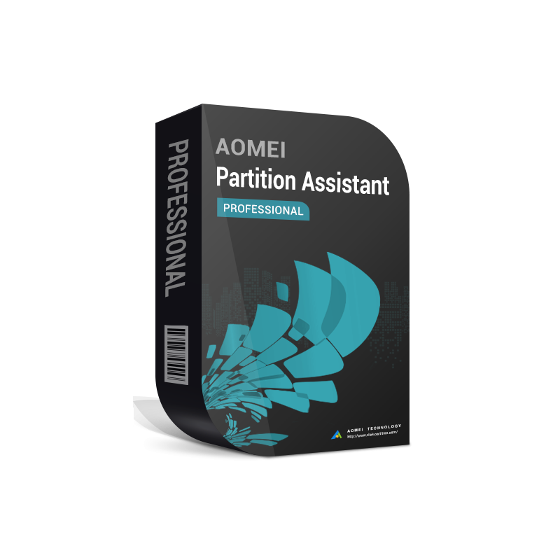 AOMEI Partition Assistant Professional Edition für Windows, Lifetime (lebenslange Lizenz) 2 PCs