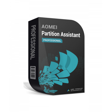 AOMEI Partition Assistant Professional Edition für Windows, Lifetime (lebenslange Lizenz) 2 PCs