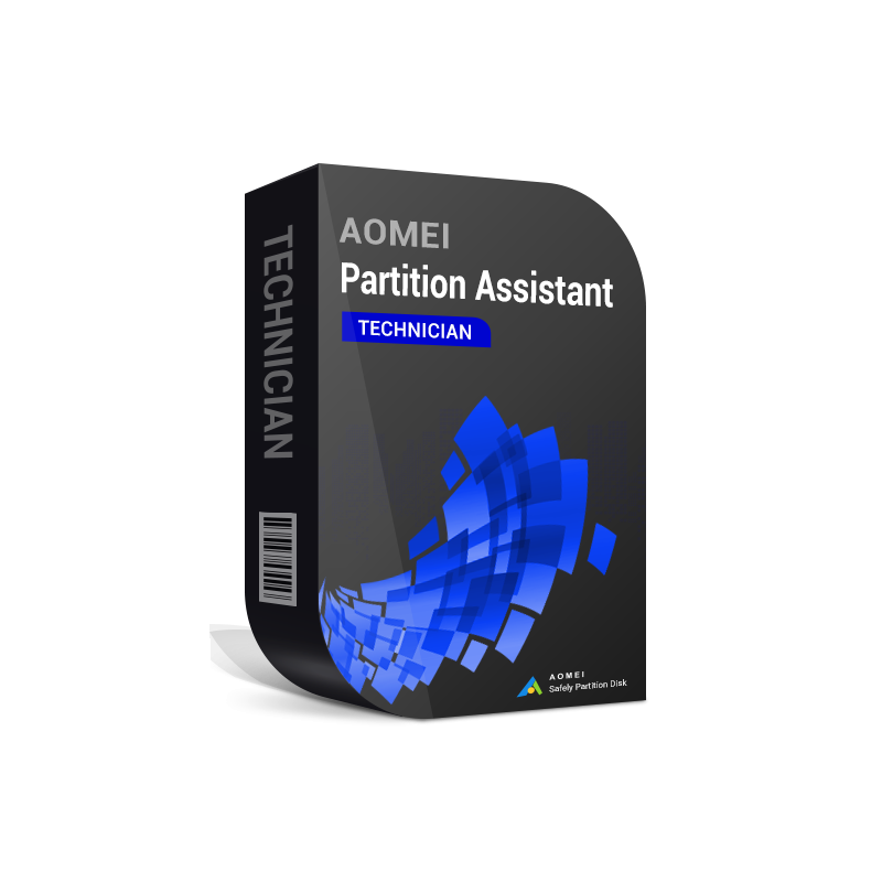AOMEI Partition Assistant Technician Edition für Windows / Windows Server, Lifetime (lebenslange Lizenz) Unlimited PCs / Server