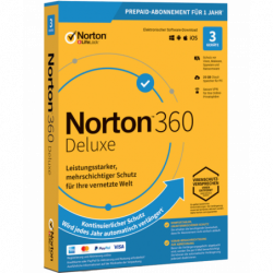 Norton 360 Deluxe 3 Geräte 1 Jahr + 25 GB MD (mit Abonnement) (deutsch)