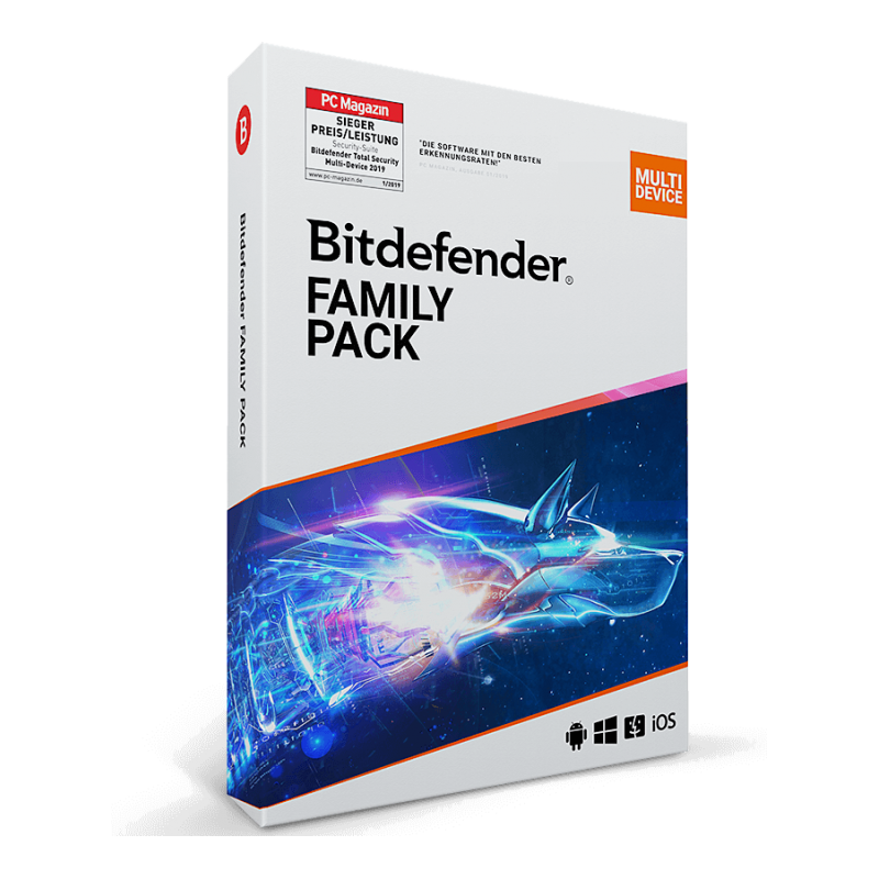 Bitdefender Family Pack 2025 15 Geräte 2 Jahre (deutsch)