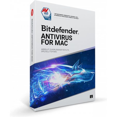 Bitdefender Antivirus for Mac 2025 3 Geräte 1 Jahr (deutsch)