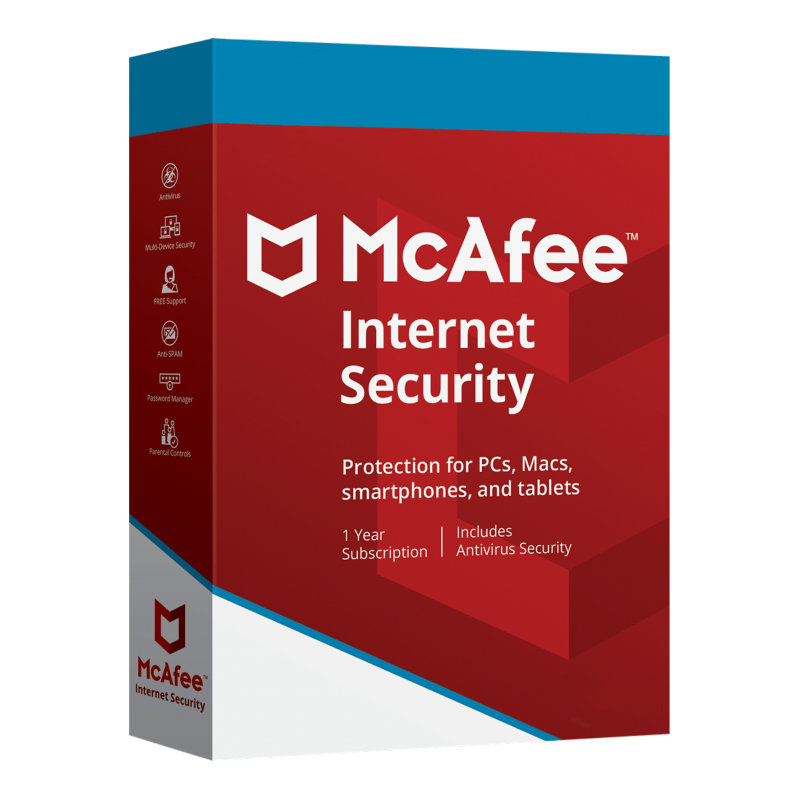 McAfee Internet Security 1 Gerät 1 Jahr (deutsch)