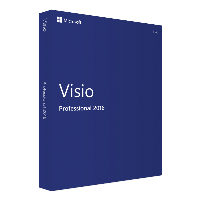 Microsoft Visio Professional 2016 Deutsch/Multilingual (D87-07114)