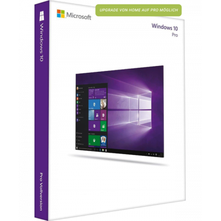 Microsoft Windows 10 Professional inkl. Upgrade von Windows 10 Home Deutsch/Multilingual