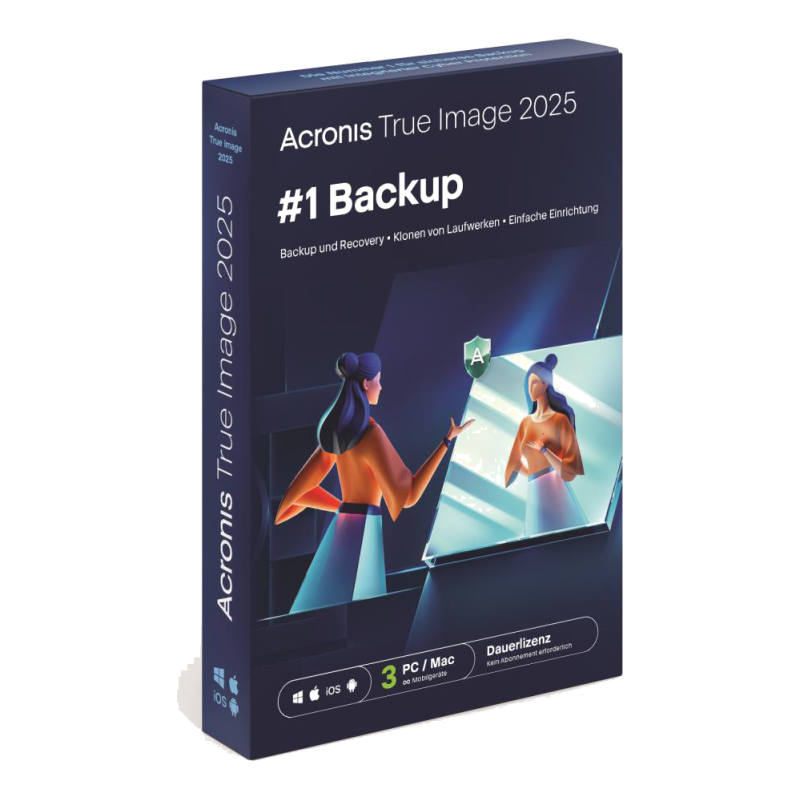 Acronis True Image 2025 3 PCs/Macs Dauerlizenz (kein Abonnement) (HOUYSHZZS)