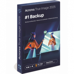 Acronis True Image 2025 5 PCs/Macs Dauerlizenz (kein Abonnement) (HOJSSHZZS)