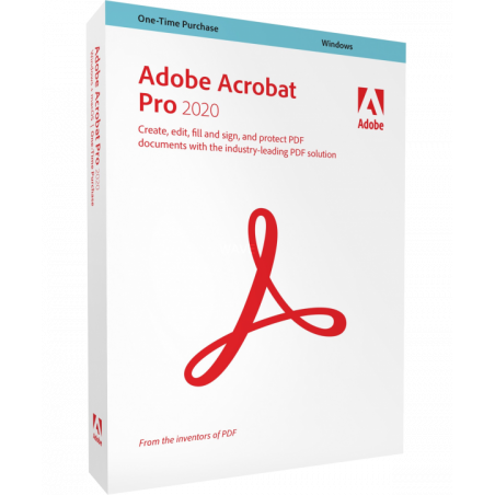 Adobe Acrobat Pro 2020 1 Gerät (lebenslange Lizenz) für Windows (OEM)