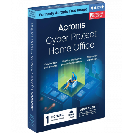 Acronis Cyber Protect Home Office Advanced 1 Gerät 1 Jahr + 50 GB Cloud Storage