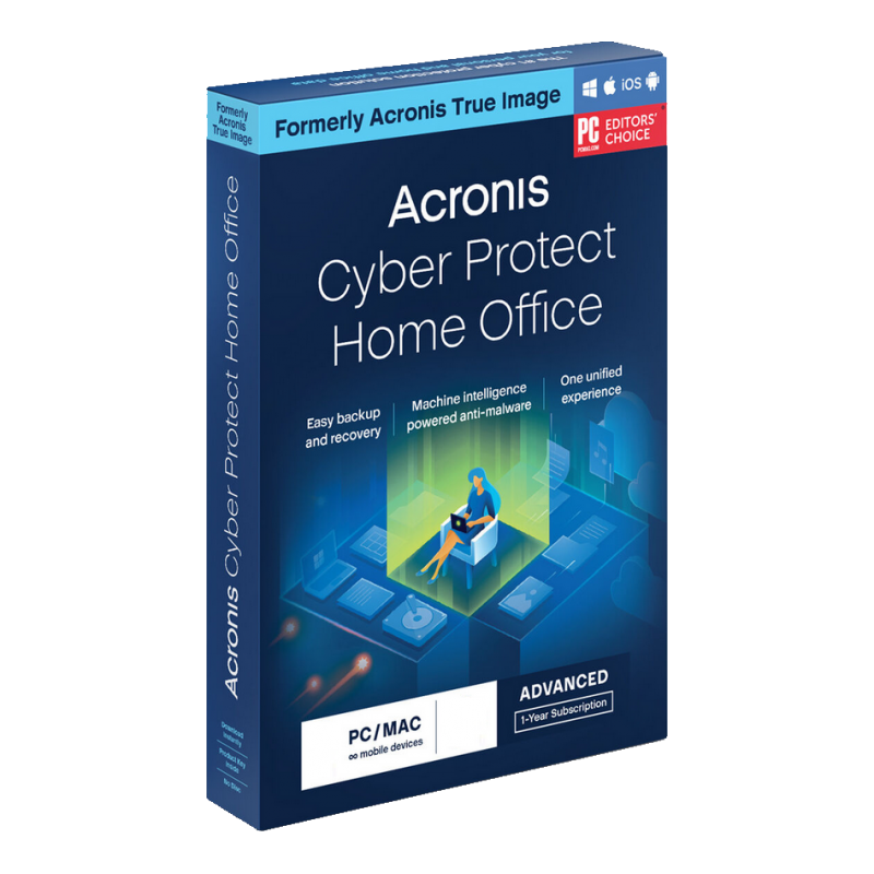 Acronis Cyber Protect Home Office Advanced 3 Geräte 1 Jahr + 50 GB Cloud Storage