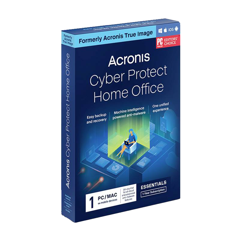 Acronis Cyber Protect Home Office Essentials 1 Gerät 1 Jahr