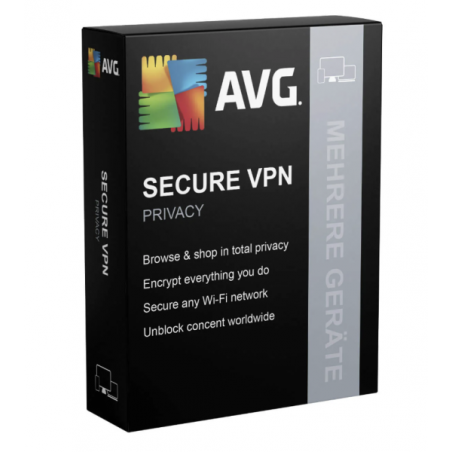 AVG Secure VPN 10 Geräte 1 Jahr
