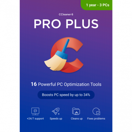 CCleaner Professional Plus 3 Geräte 1 Jahr