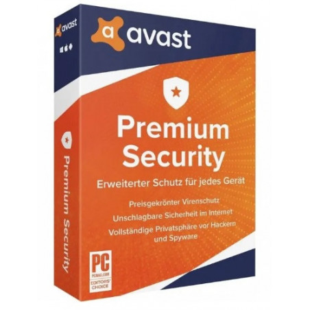 Avast Premium Security für MAC 1 Gerät 1 Jahr