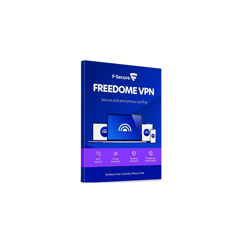 F-Secure Freedome VPN 5 PC 1 Jahre