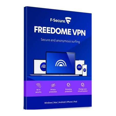 F-Secure Freedome VPN 5 PC 1 Jahre