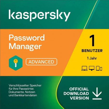 Kaspersky Password Manager 1 Benutzer 1 Jahr DACH