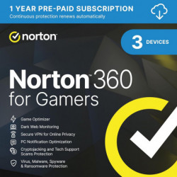 Norton for Gamers 360 3 Geräte 1 Jahr + 50 GB ESD - kein Abo