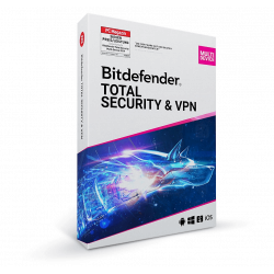 Bitdefender Total Security & Premium VPN 2025 3 Geräte 2 Jahre (deutsch)