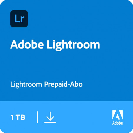 Adobe Lightroom CC 1 User - 1 Jahr + 1 TB Cloud Speicher (65321162)