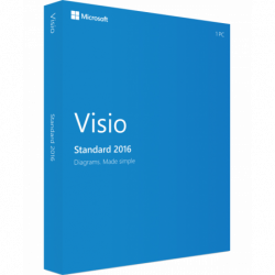Microsoft Visio Standard 2016 Deutsch/Multilingual (D86-05549)